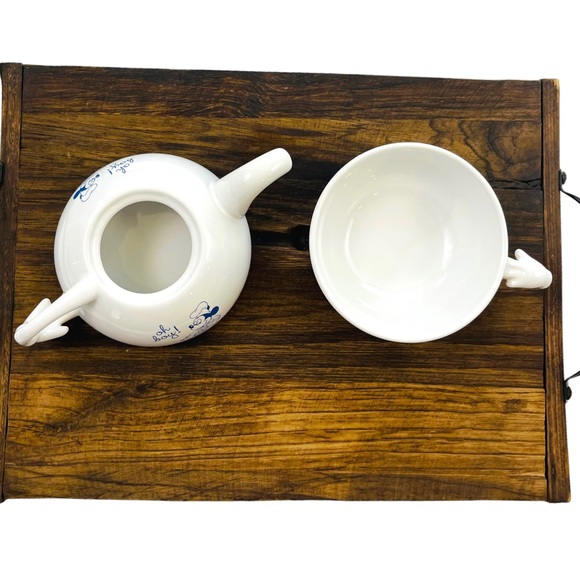 Disney Parks: Gourmet Tea For One - Teapot (3pcs). Cornflower blue and w… - Picture 6 of 10